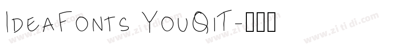 IdeaFonts YouQiT字体转换